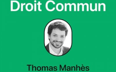 Thomas MANHES interviewé dans le podcast « Droit Commun » de Doctrine.fr ! 🎤